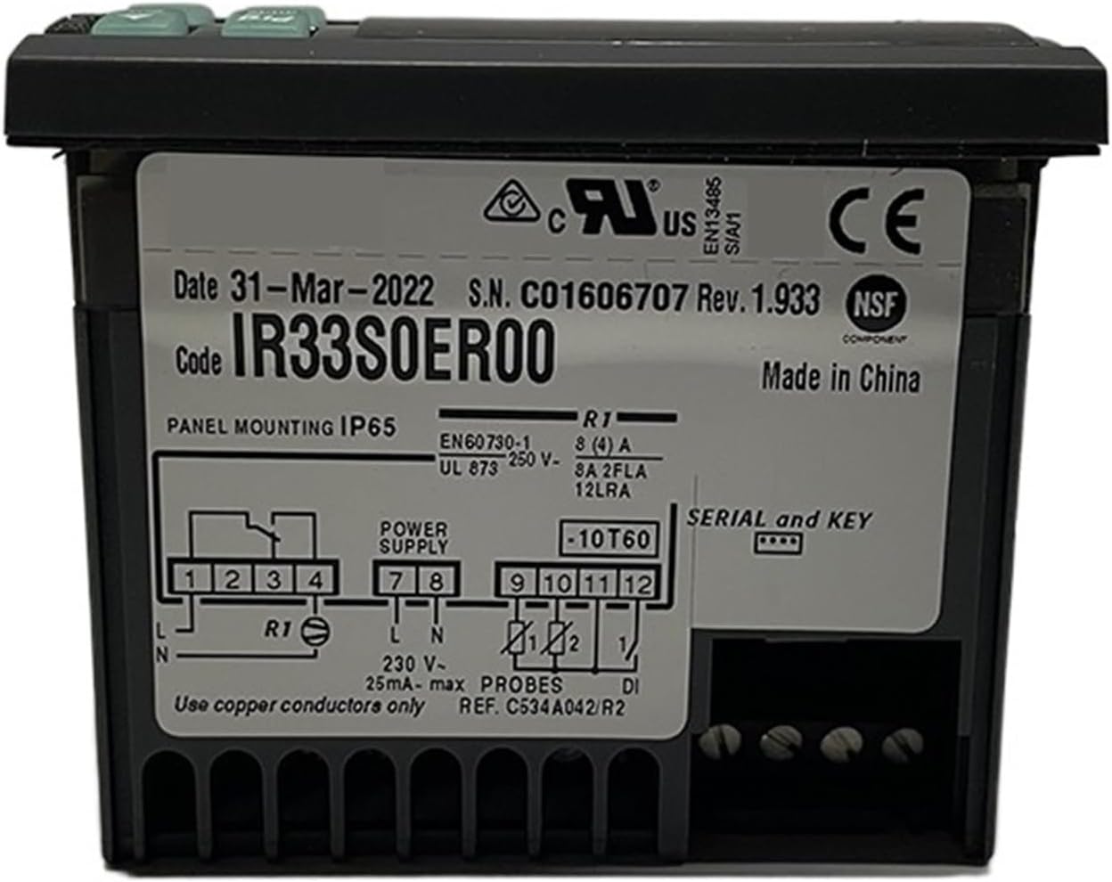 電子デジタルシングル出力サーモスタット温度コントローラ XR10CX 電子デジタルシングル出力サーモスタット温度コントローラ XR10CX  電子デジタル シングル出力サーモスタット温度コントローラ XR10CX 温度コントローラ サーモスタット  DC1040CT-101000/102000/103000 ...