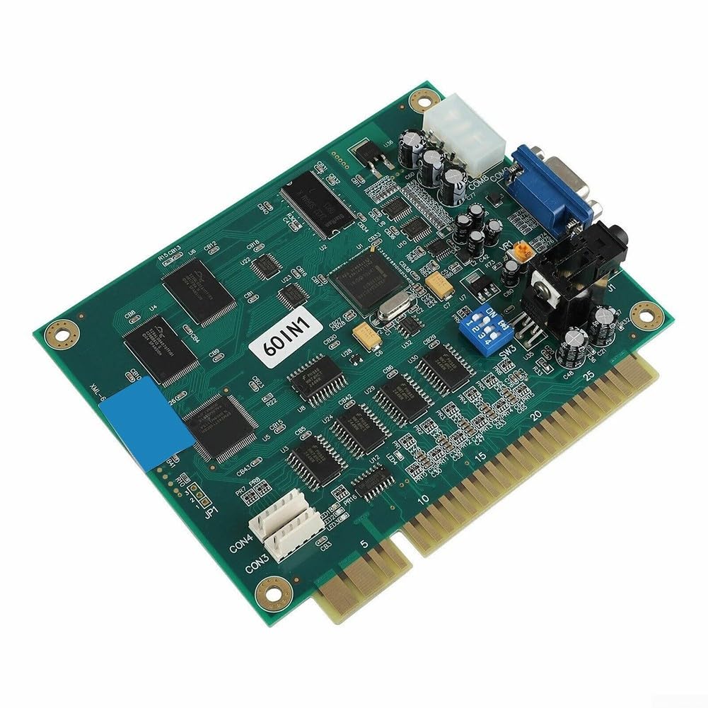 Classico videogioco arcade 60 in 1 PCB Jamma Board uscita CGA/VGA | Schermo verticale, supporta case upright e cocktail, alimentatore arcade standard