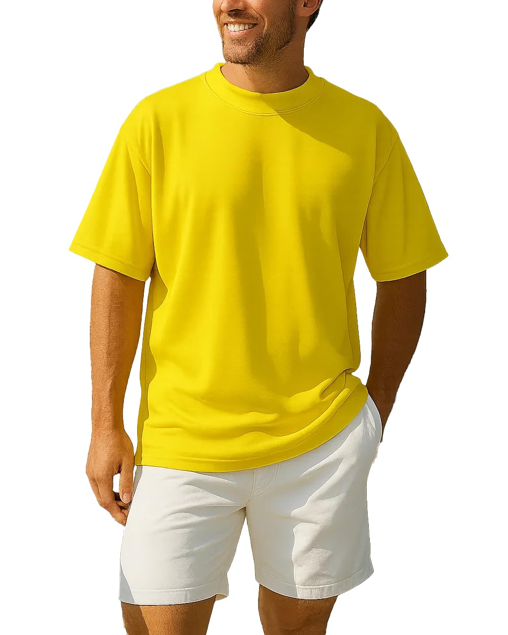 Akwa Men's Mock Turtleneck