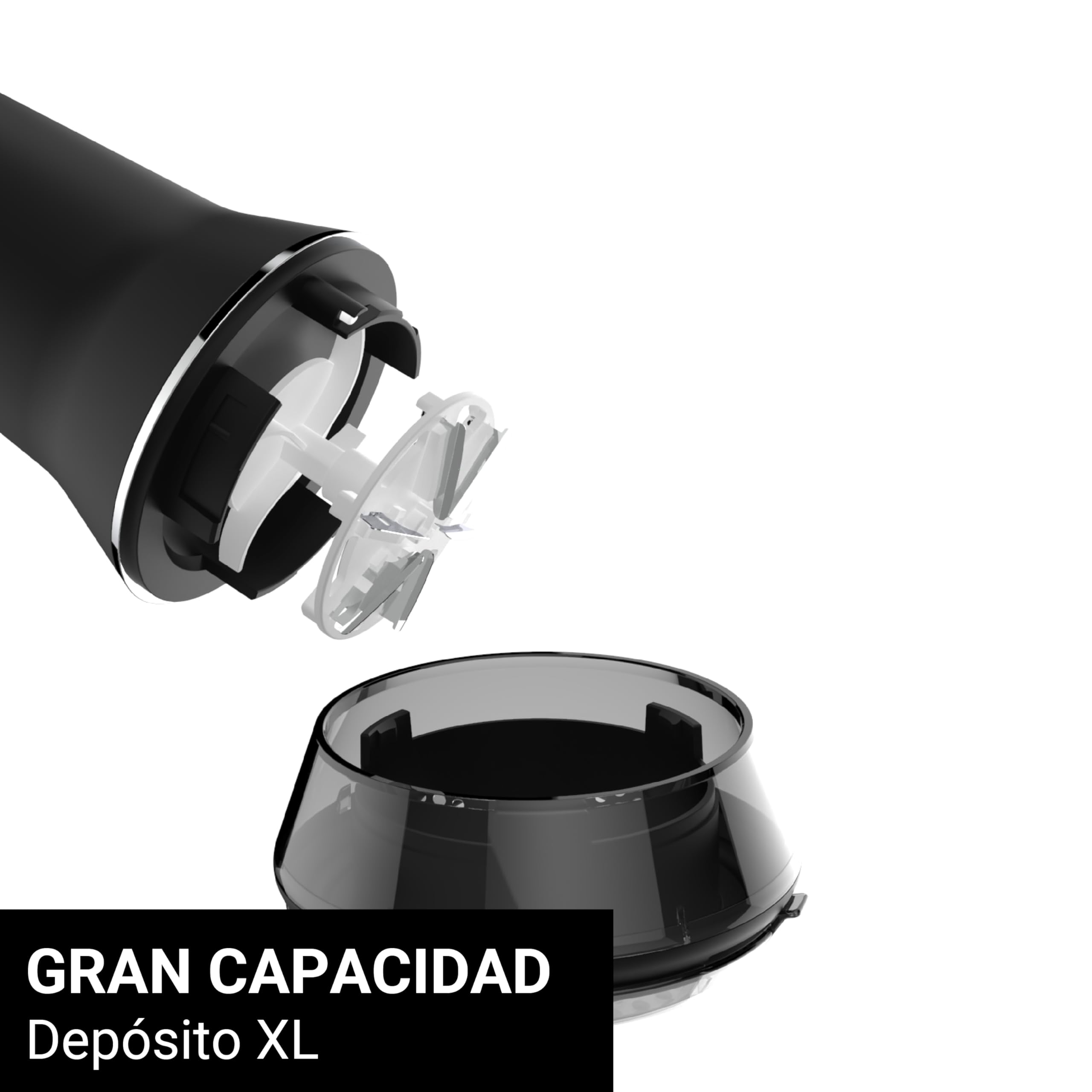 STEAMONE - Afilador de Peluches - Depósito XL - Afilador con 6 Cuchillas de Acero Inoxidable - Cortador de Peluches con Mango ergonómico - Práctico y eficaz - Recargable con Cable USB C- RP30B