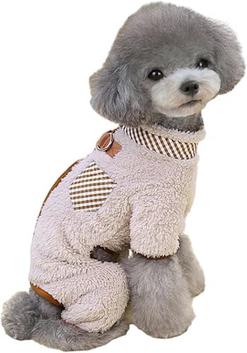 Miniatura 7 de Abrigo de invierno para perro, pijamas de Navidad para cachorros, suéteres para perros, overoles para cachorros, ropa para perros pequeños, trajes