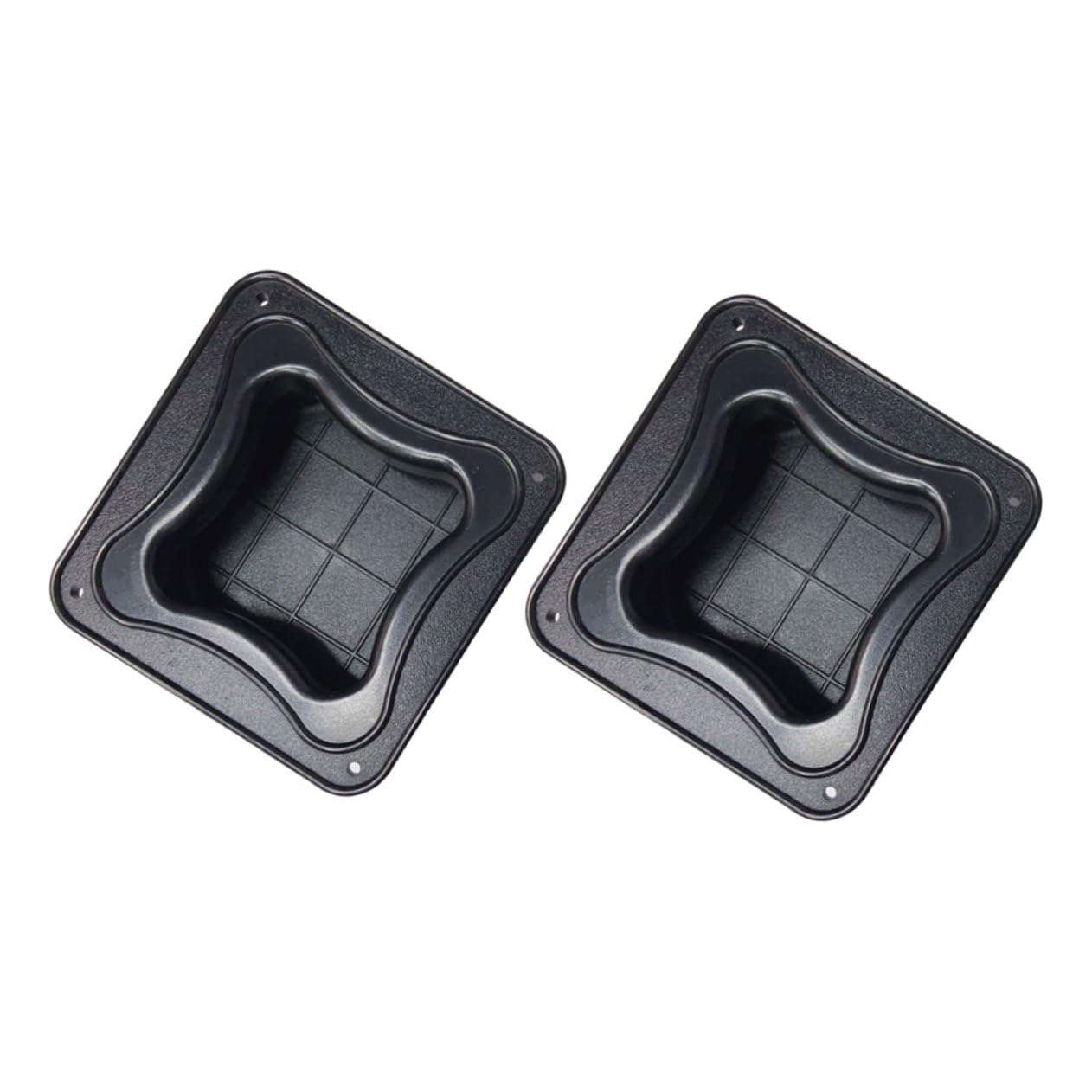 HANABASS 2Pcs Durable Plastic Speaker Handle Replacement for Vintage Amplifiers and Sound Box Cabinets Easy Installation for Musicians and Djs Reliable Wear Resistant Handles