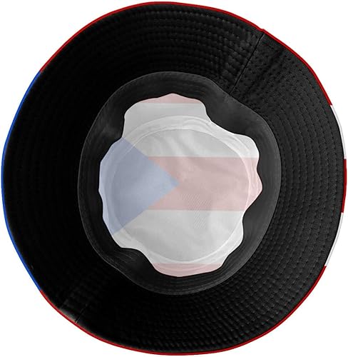Miniatura 5 de Sombrero de pescador de Puerto Rico, lindo sombrero de pescador, sombreros de pescador con bandera de Pr Sombrero de sol para pesca, senderismo,