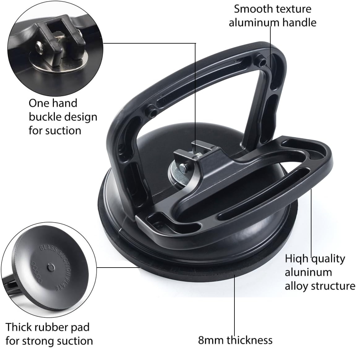 3 Ventose Estrattore Ammaccature Auto - Per Vetro, Ceramica E Superfici Lisce - Foto 13