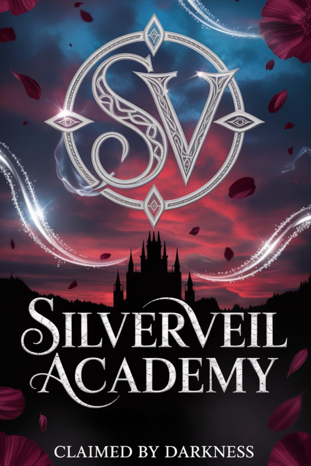 Académie Silverveil (Une romance d’académie en harem inversé sombre et épicée): Revendiquée par les Ténèbres (Tome 1)