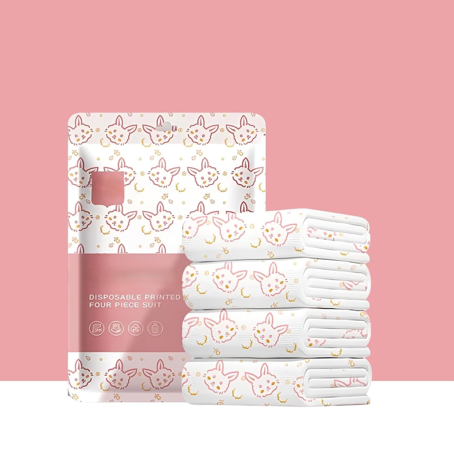 AMIRATE Disposable Bed Sheet & Pillow Cover Set, Printed Travel Bedsheet with Quilt & Pillow Cover - Soft, Hygienic, Convenient Bedding for Travel (Disposable Printed Bed Sheet - 3 in 1, Pack of 1)-picture-24