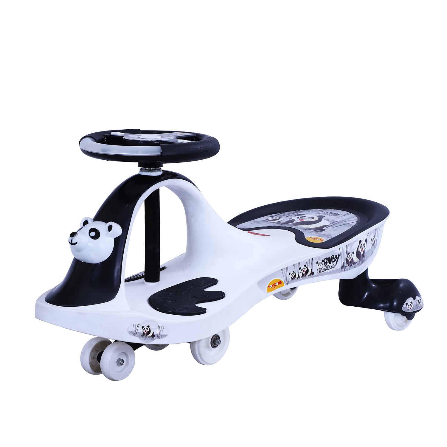 Toyzone Baby Panda Kids Magic Car/Swing Car Ride On -Multicolour