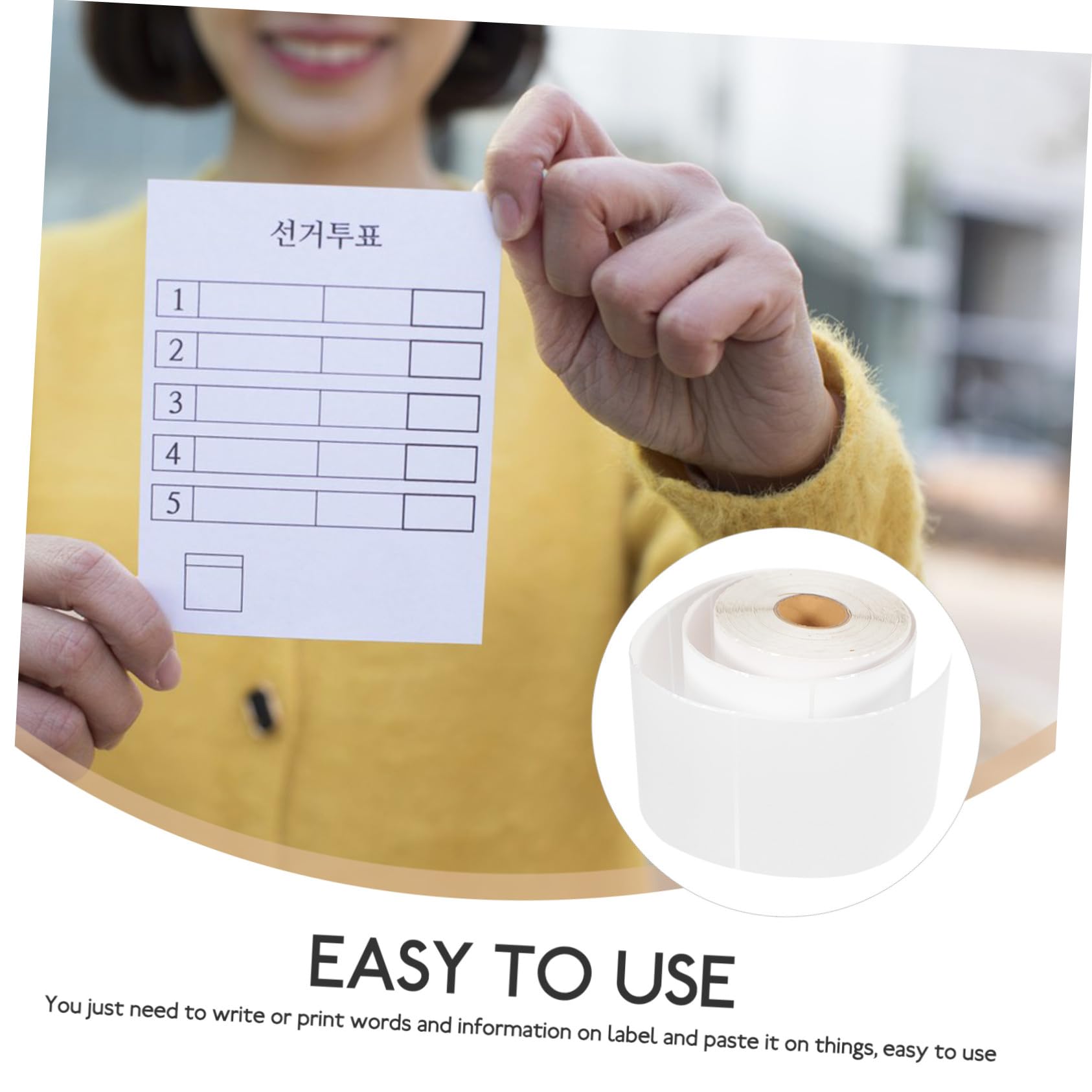 Zerodeko Etichette Termiche Adesive per Stampante Carta Bianca Autoadesiva per Etichette di Spedizione e Organizzazione Stampa Chiara e Resistente Compatibile con Stampanti Termiche