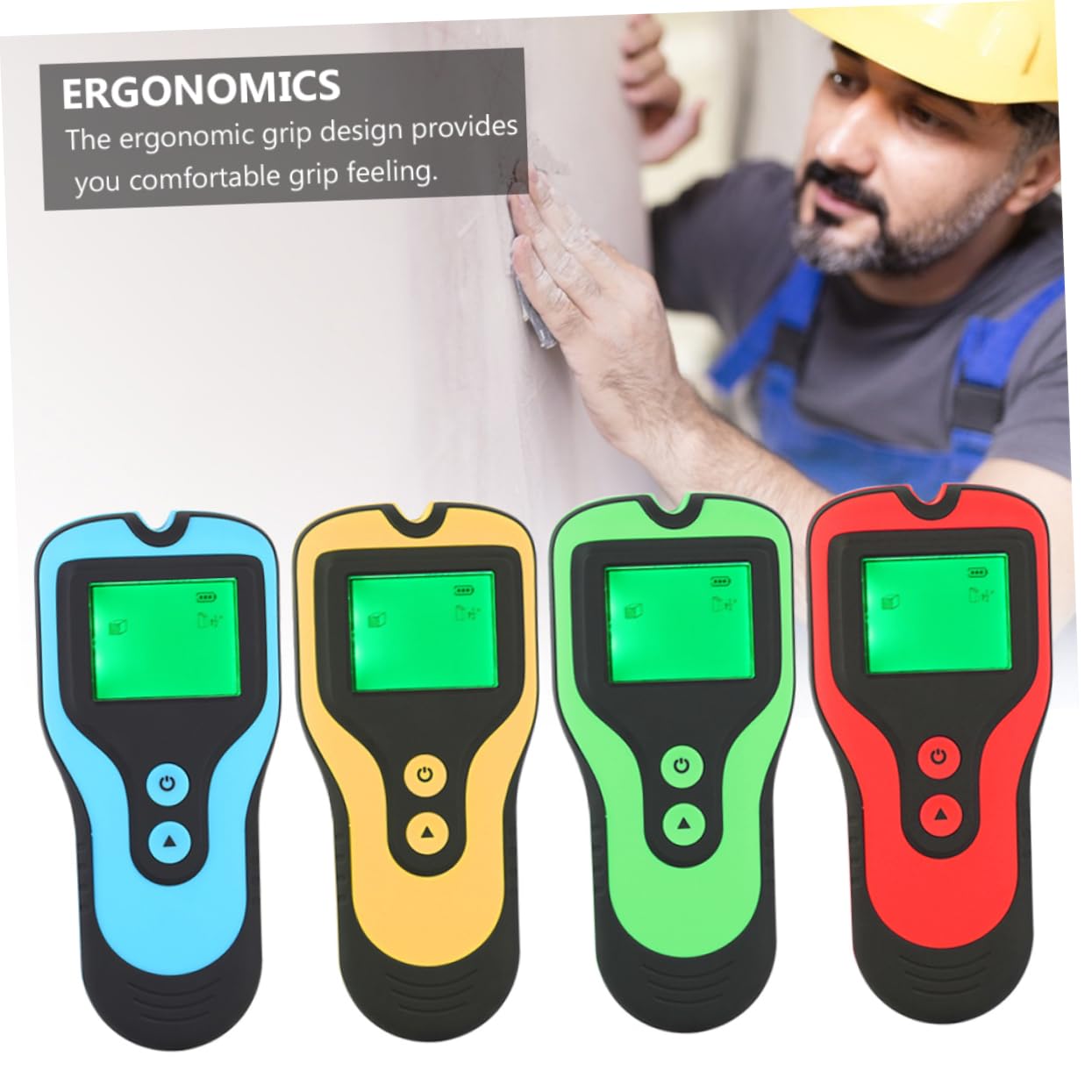 HOMSFOU Rilevatore Batteria Scanner Per e Display Lcd Strumento Per Rilevamento Elettriche Profondità