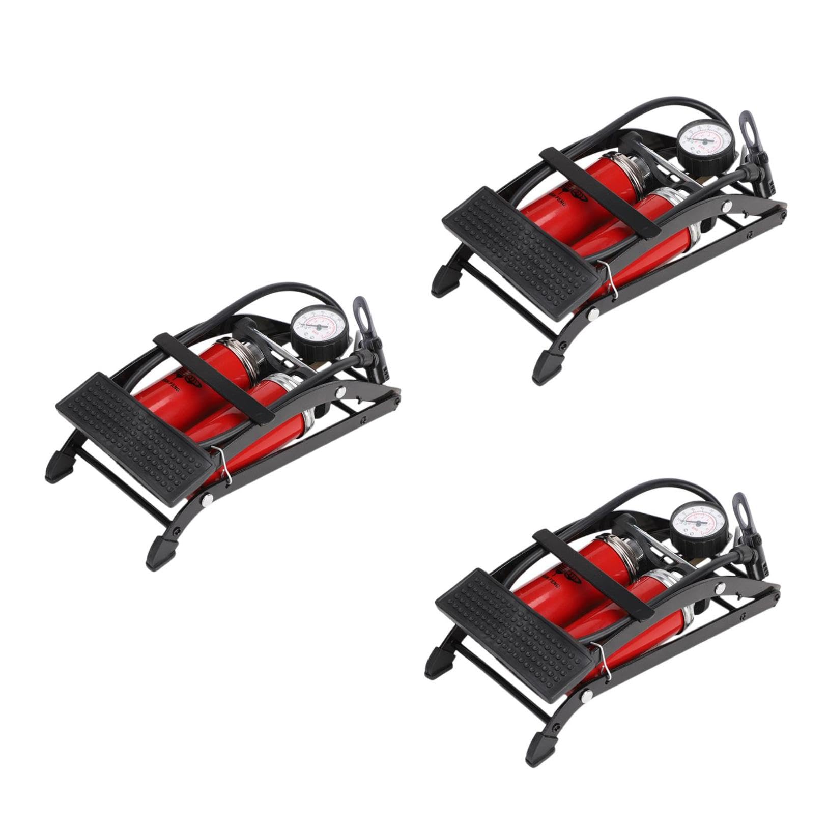 Toyvian Fußpumpe Inflator Tragbare Fahrradpumpe Mit Manometer Pedal Luftpumpe Pedale Luftdruck Fahrrad Luftdruck
