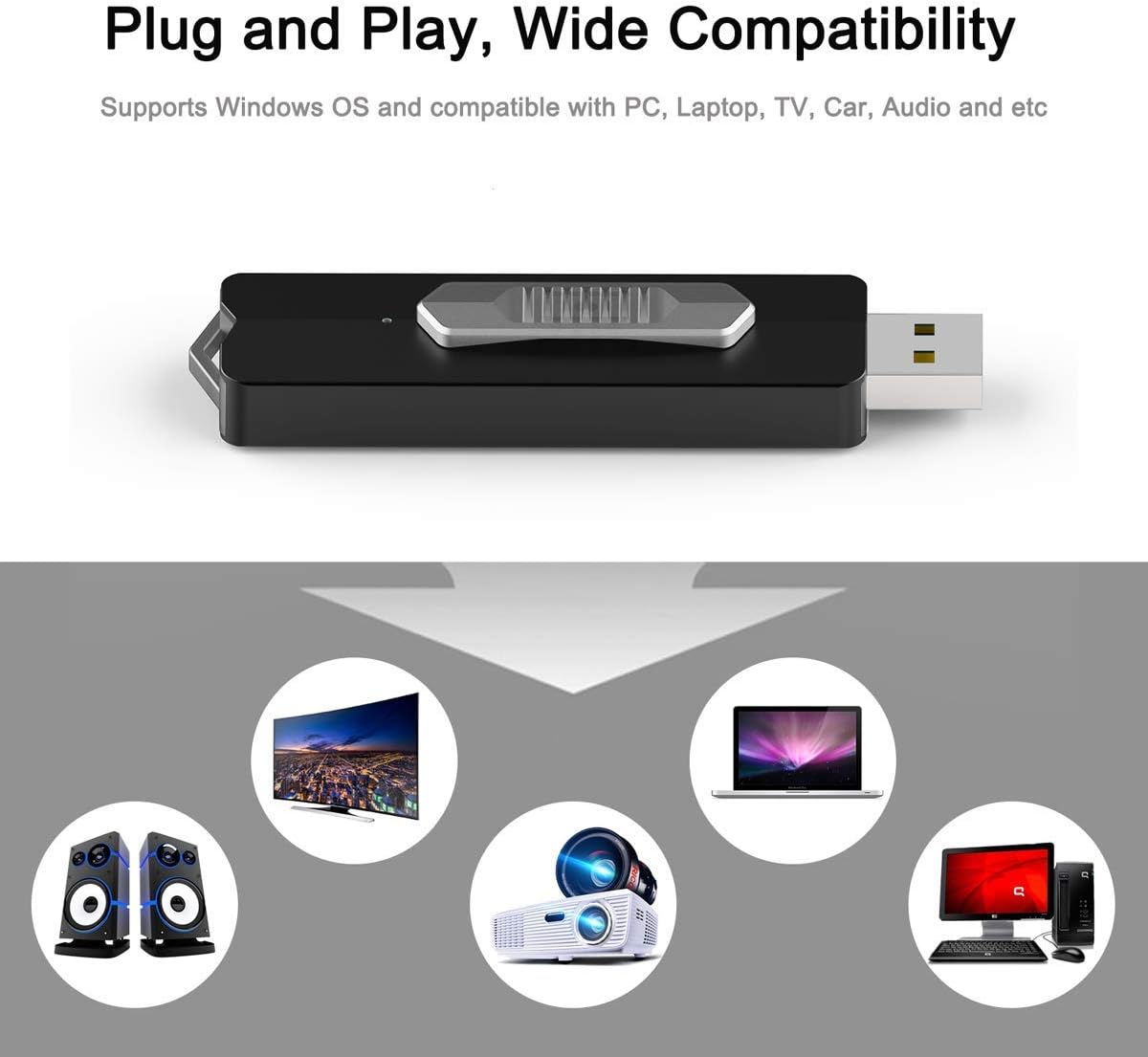 Aiibe Flash Drive 128GB USB 3.0/USB 3.1 Thumb Drive High Speed 128 GB USB Flash Drive Memory Stick USB Drive 128GB Speeds Up to 370MB/s - Black