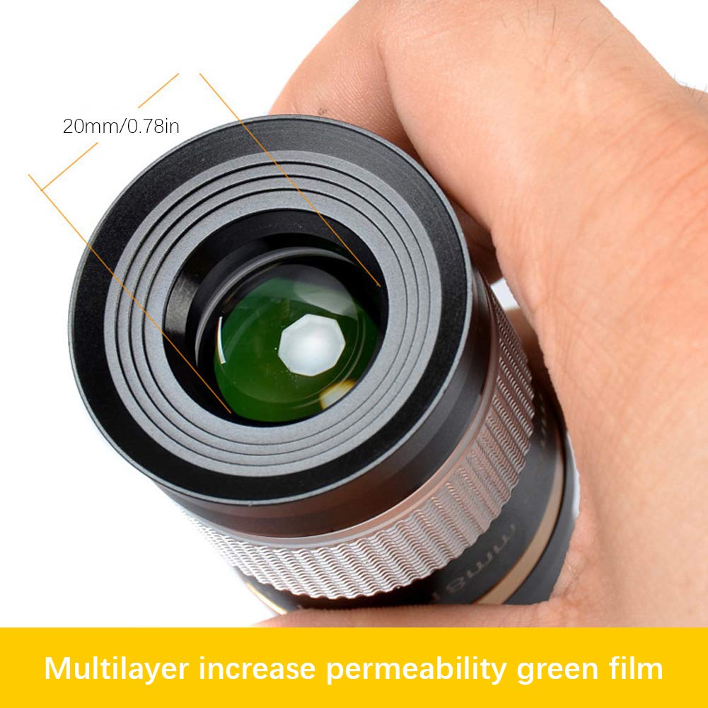 Sxhlseller Oculare da 8-24 mm - Oculare di con Pellicola di Rivestimento Multistrato Completo - Adatto per Telescopio Astronomico da 31,7 mm / 1,25 Pollici