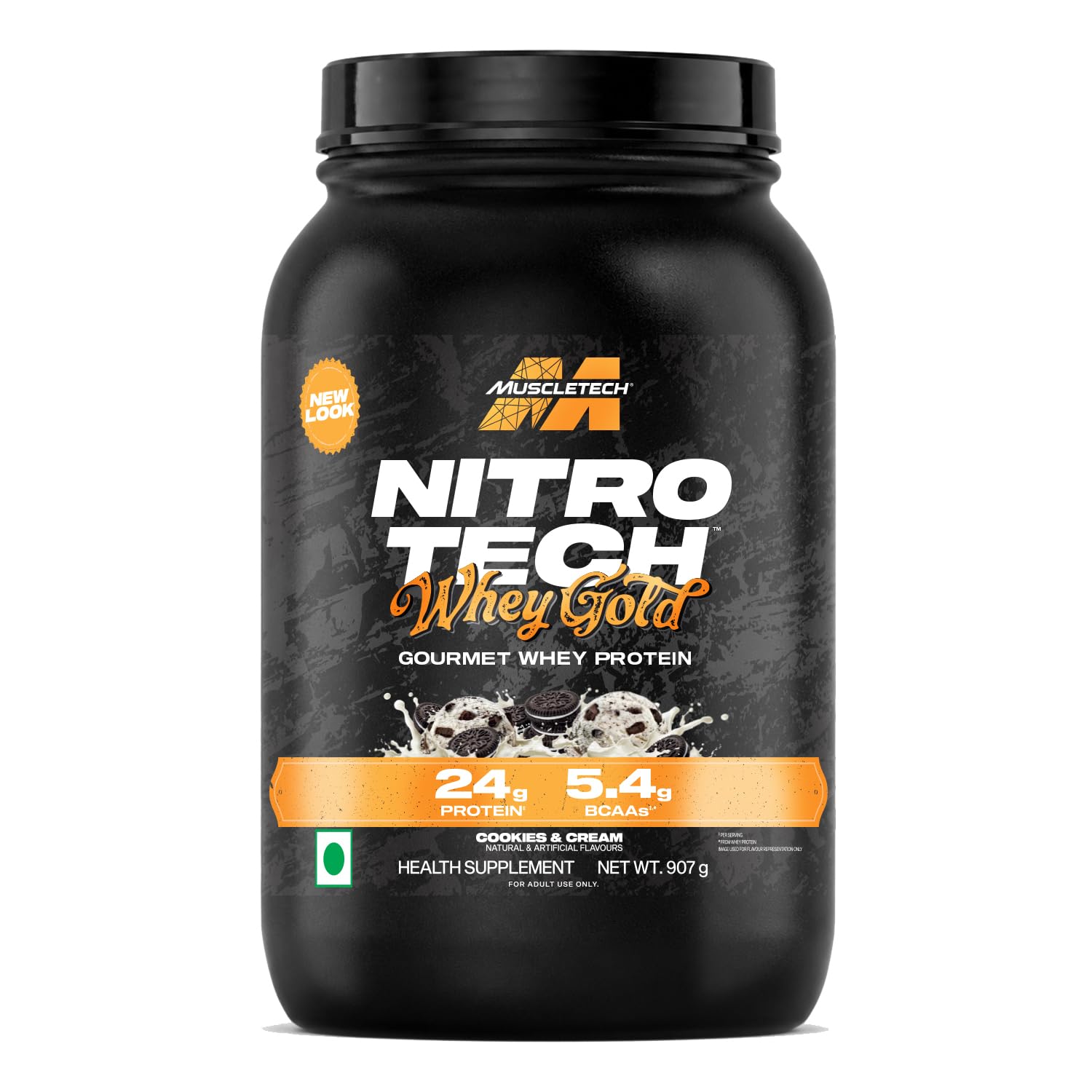MuscleTech Nitro-Tech Whey Gold Protein Powder | 24 g Protein & 5.4 g BCAAs Per Serving | Supports Lean Muscle & Faster Recovery | Double Rich Chocolate | 450 g — Amazon image 3
