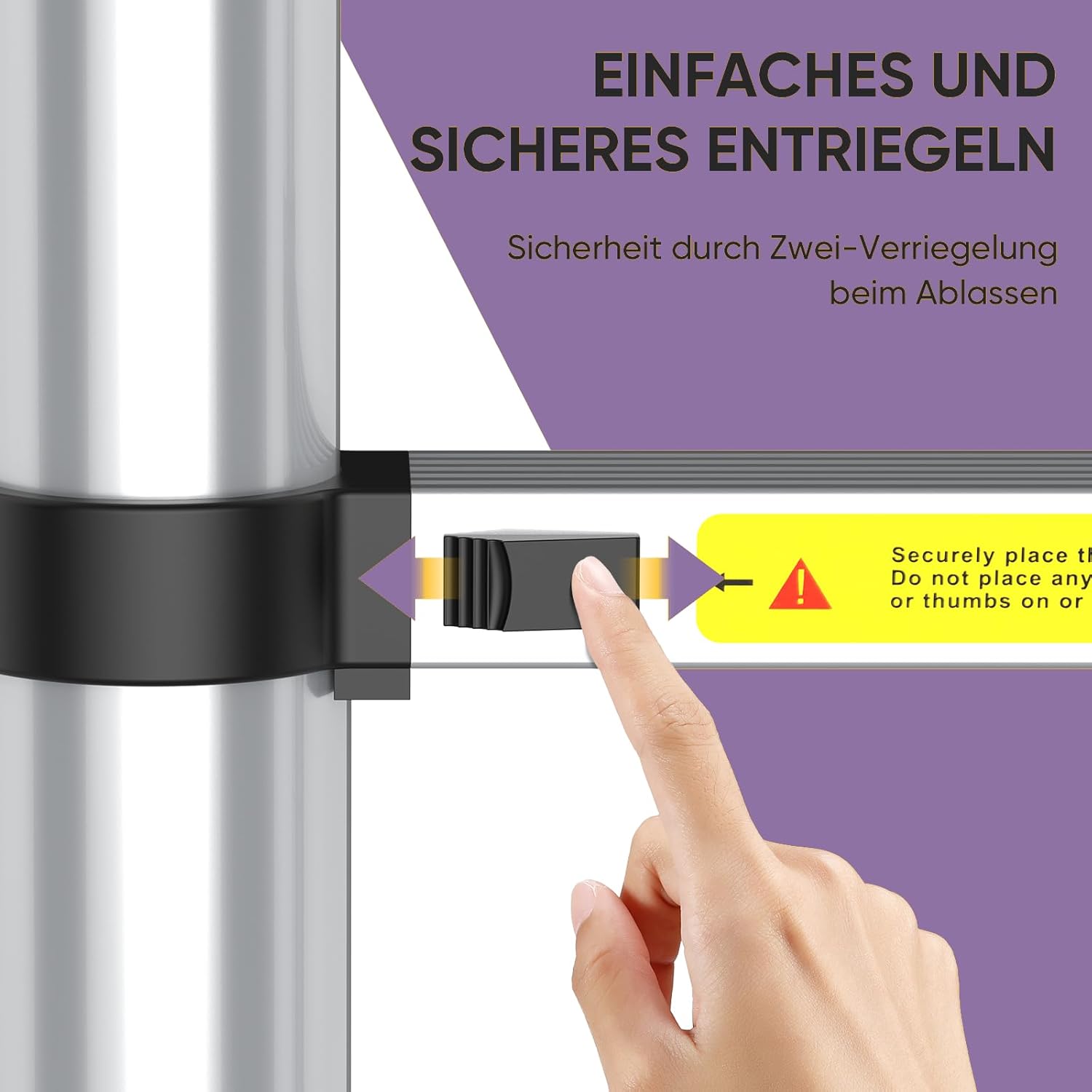 Échelle Télescopique Pliable en Aluminium Extensible Antidérapante - Sécurité et Multifonctionnalité - Image détaillée