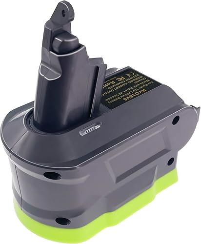 V6 Adaptador para batería de litio Ryobi 18V Convertir a Dyson V6 Absolute Motohead Animal Mattress DC58 DC59 DC61 DC62 SV04 SV09 aspiradora de mano