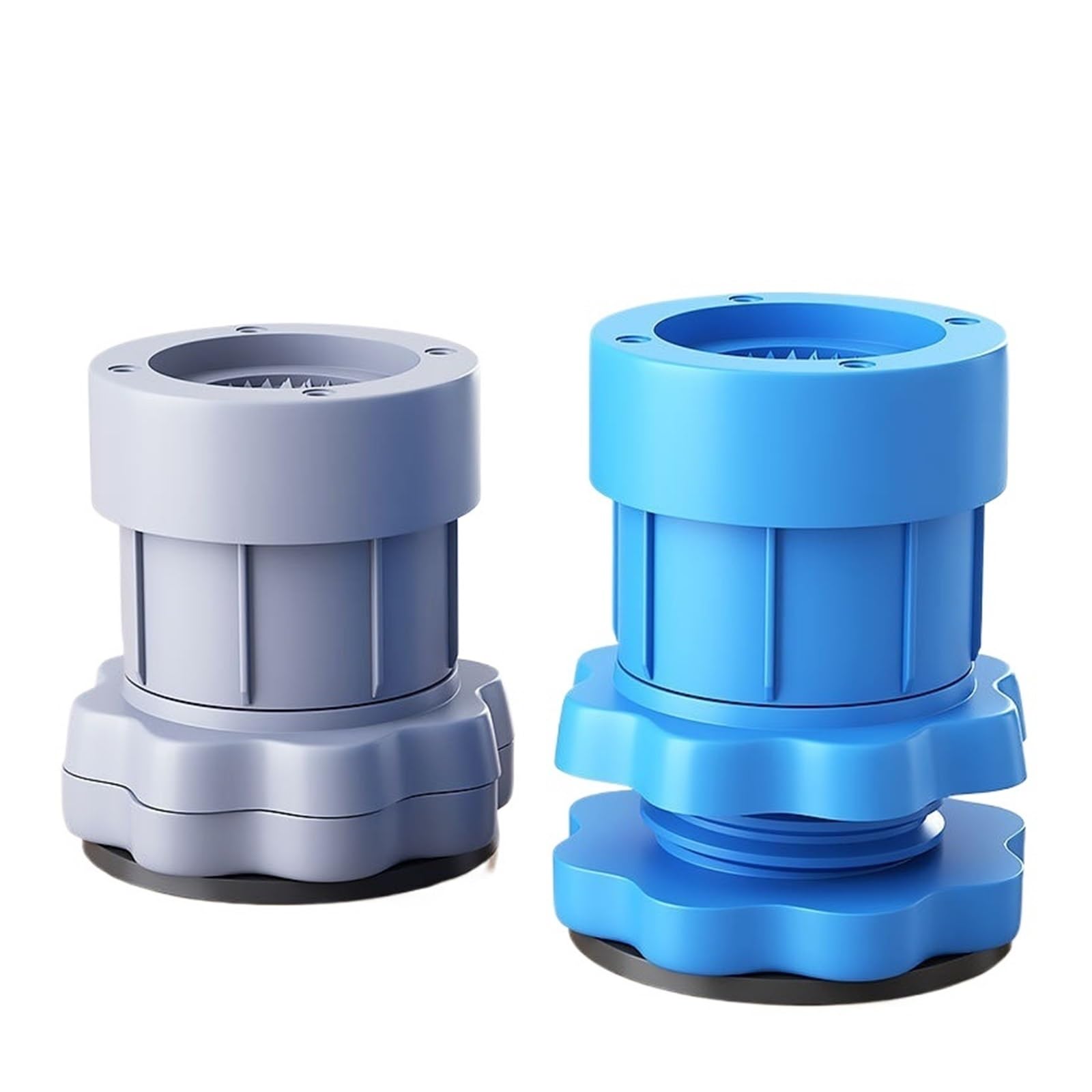 Base Di Supporto Antiscivolo Regolabile, Cuscino In Plastica In Gomma For Lavatrice, Divano, Tavolo, Sedia, Elettrodomestici(Blue 1 pack (8~9.5cm))