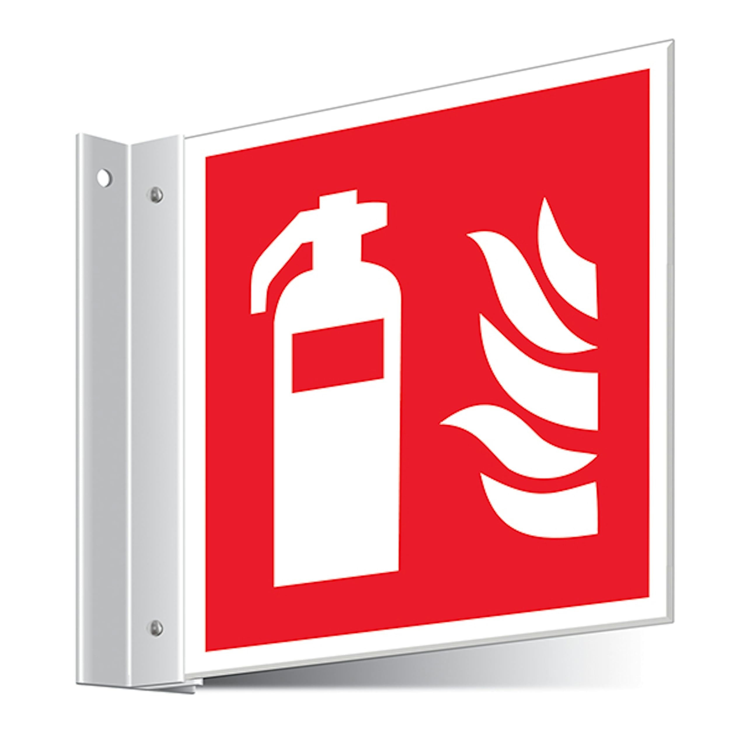V Safety Fire Extinguisher Corridor Sign 150 x 150 mm - 3mm Indoor Palboard Safety Sign