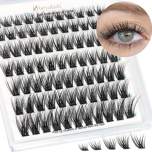 Cluster Lashes Individual Cluster C Curl Lash Clusters 8~14mix Eyelashes Individual DIY Lash Extensions Natural Look by Obeyalash (Daisy-WL03)