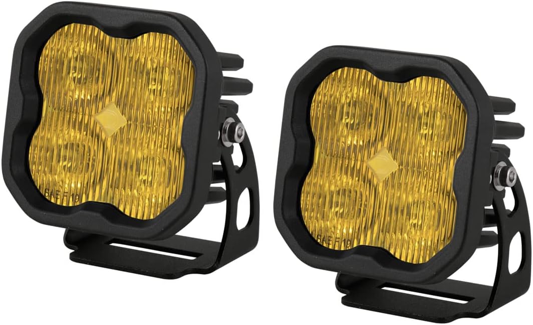 Worklight SS3 Sport Yellow SAE Fog Standard Pair Diode Dynamics