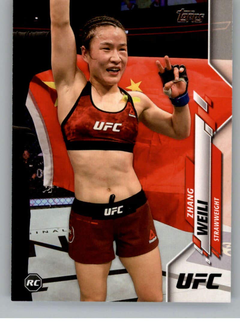 Amazon.com: 2020 Topps UFC MMA #87 Zhang Weili RC Rookie