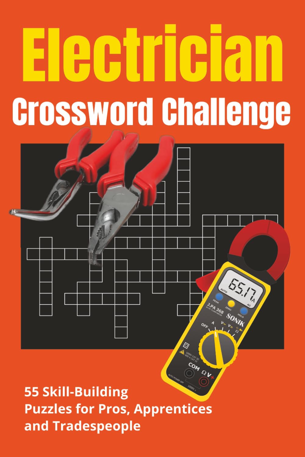 Power Up Your Brain: Electrician Crosswords Book: A Puzzle Book Packed with Real‑World Electrical Related Terms | Electrician Crossword Puzzles | 6x9 ... | Gift for Vacations, Holiday or Lunch Time!