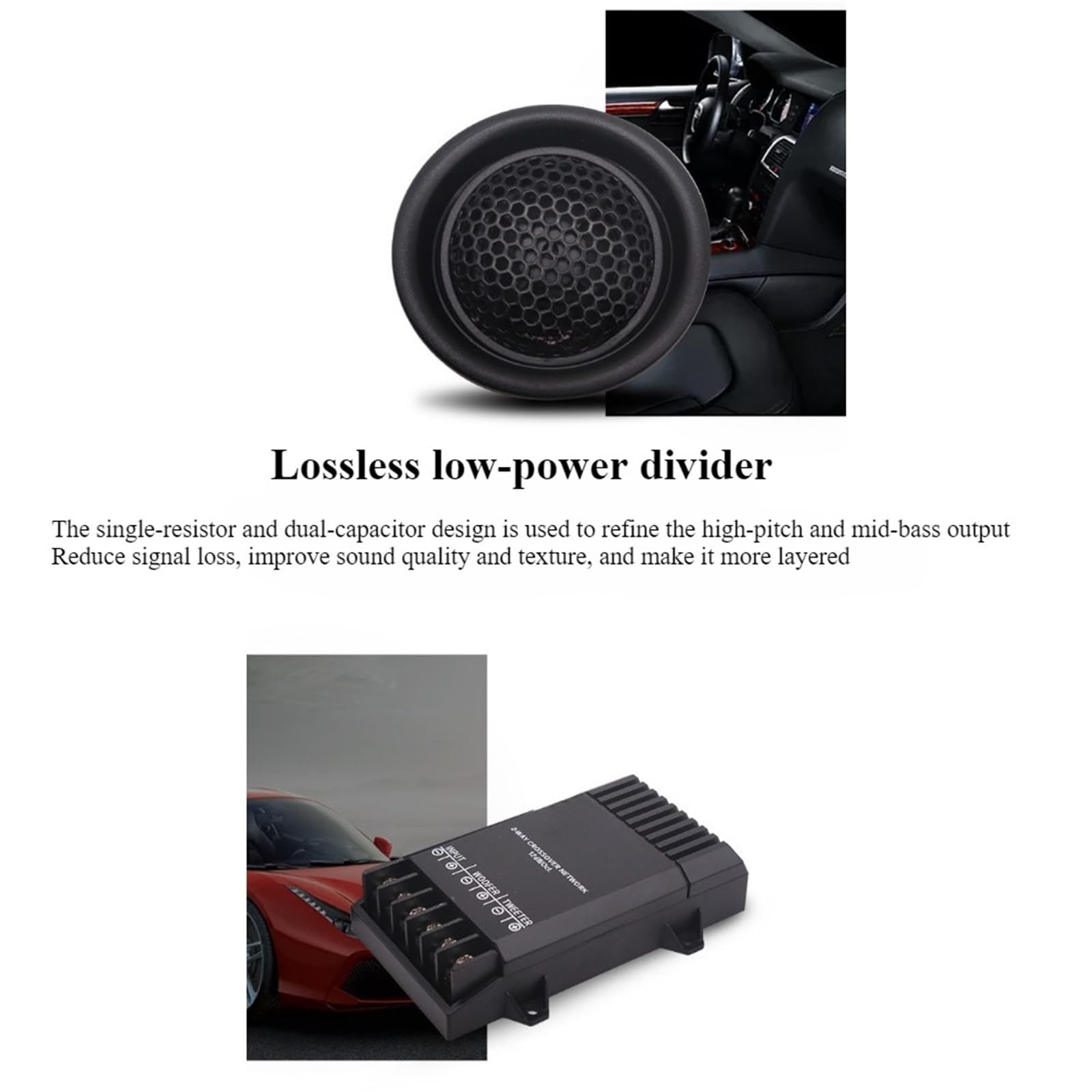 samochodowegowysokotonowe Samochodowy system audio o mocy 120 W