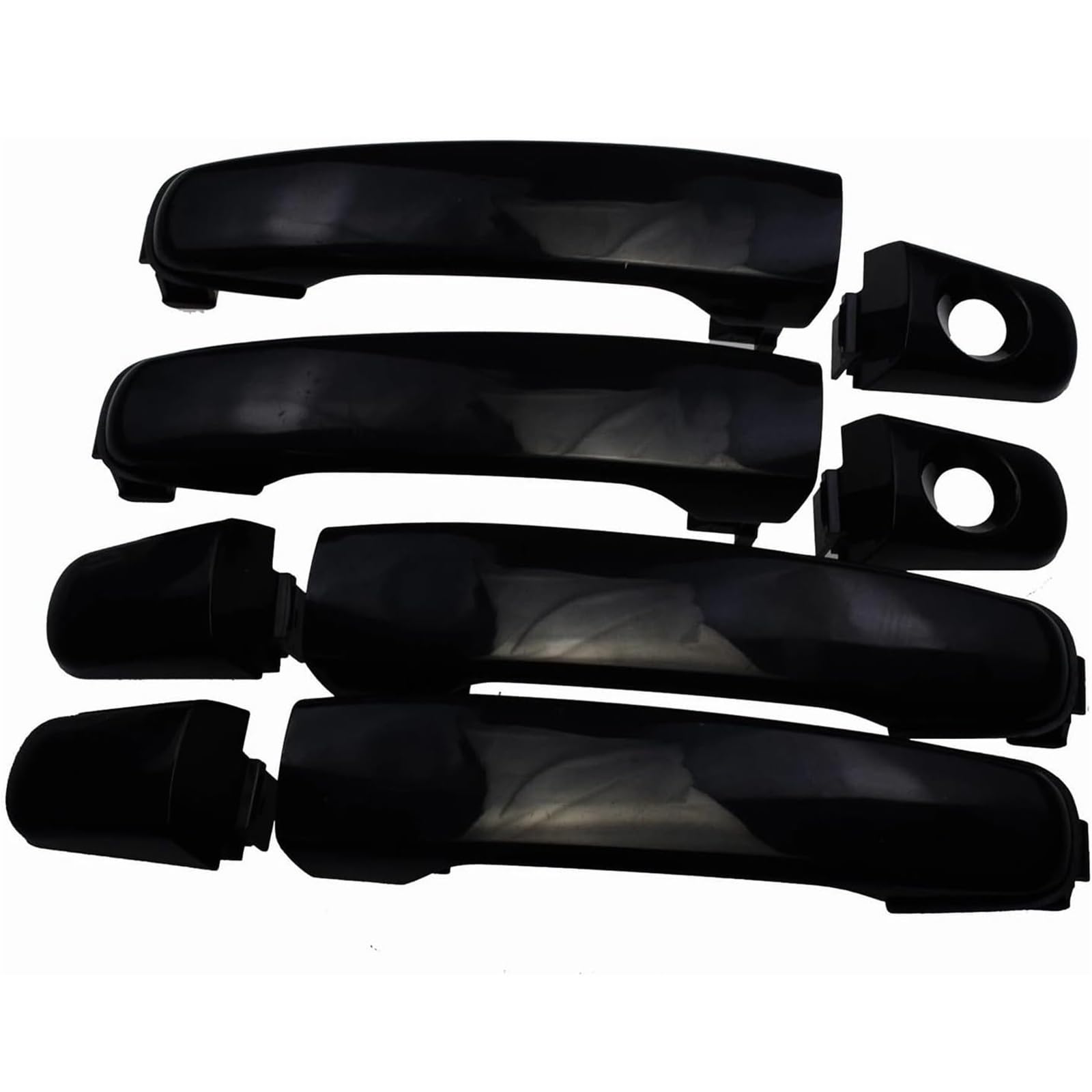Wexxaii Maniglia per portiera esterna dell'auto Maniglia esterna per portiera auto per Chevrolet per equinox HHR per Pontiac G6 2.2L per nera(4 Sides)