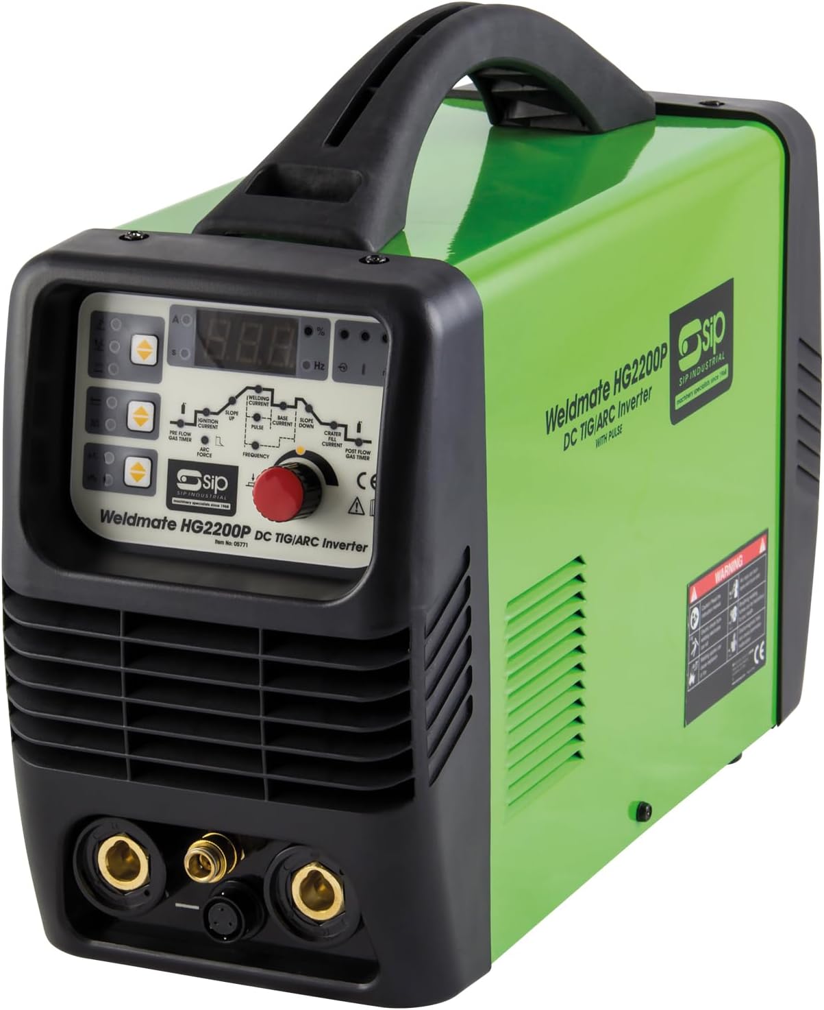 SIP WELDMATE® HG2200P Pulse TIG Inverter Welder, 230V 200A TIG/ARC Welding Machine