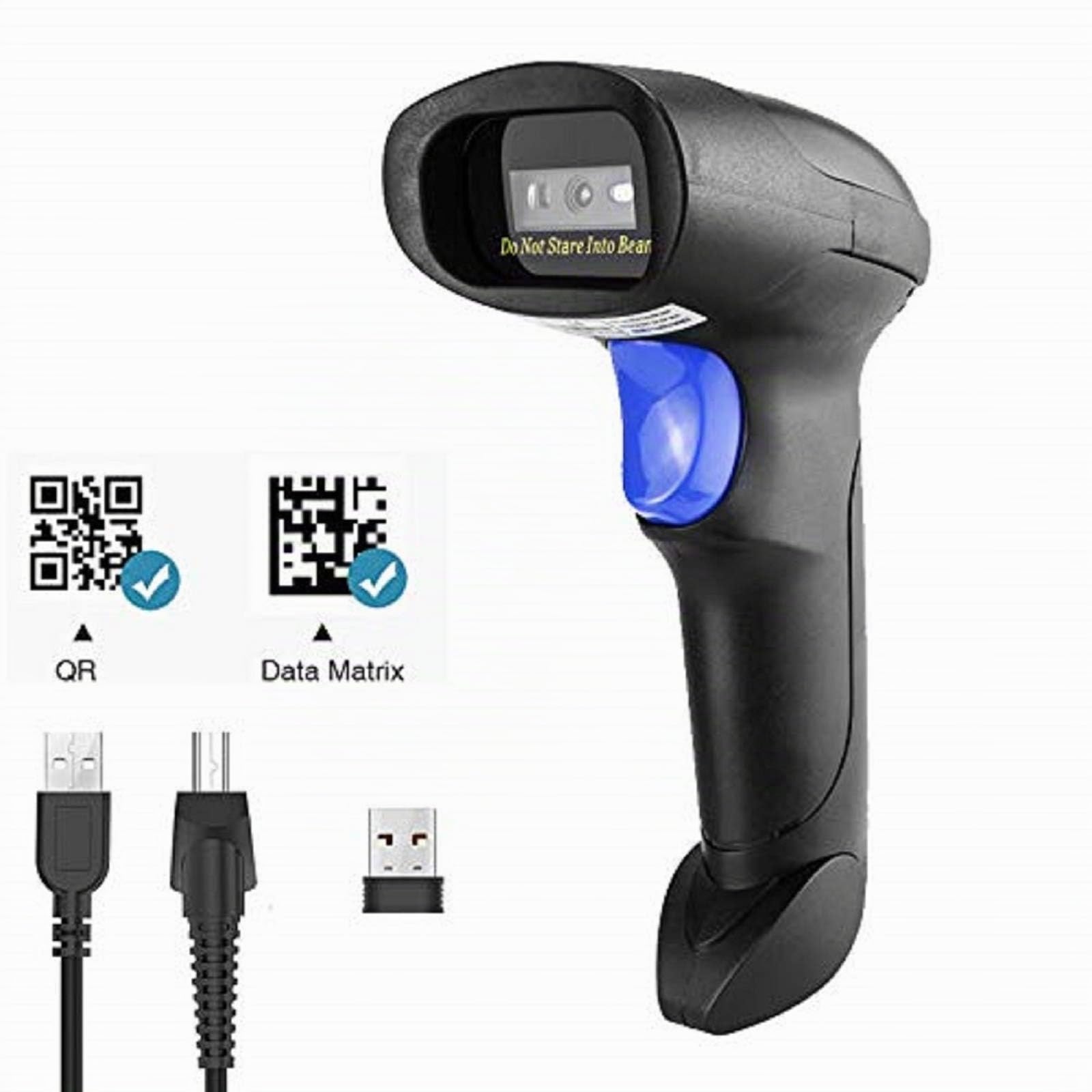 NetumScan scanner wireless per codici a barre 2D, per QR, PDF417, DataMatrix, Maxicode, per PC e computer, modello NSL8