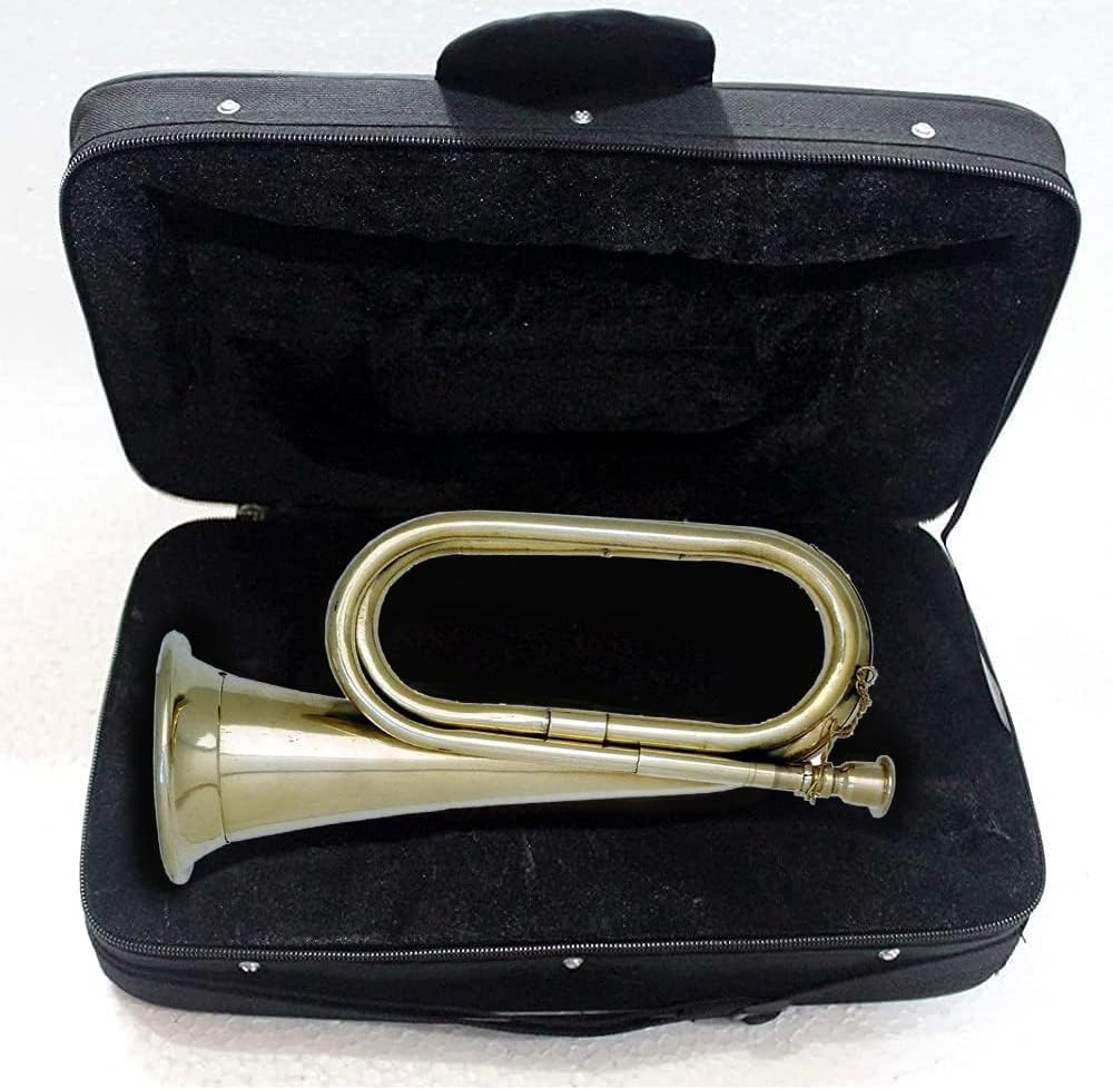 Buy AnNafi® Brass Blowing Bugle with Box Civil War Era Brass Bugle US