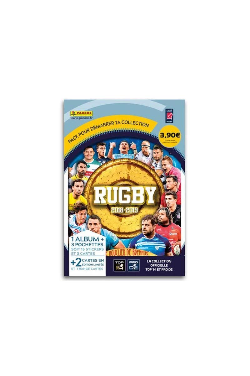 Album Panini Rugby 2018/2019 - Complet - Autocollants Détachables - Occasion