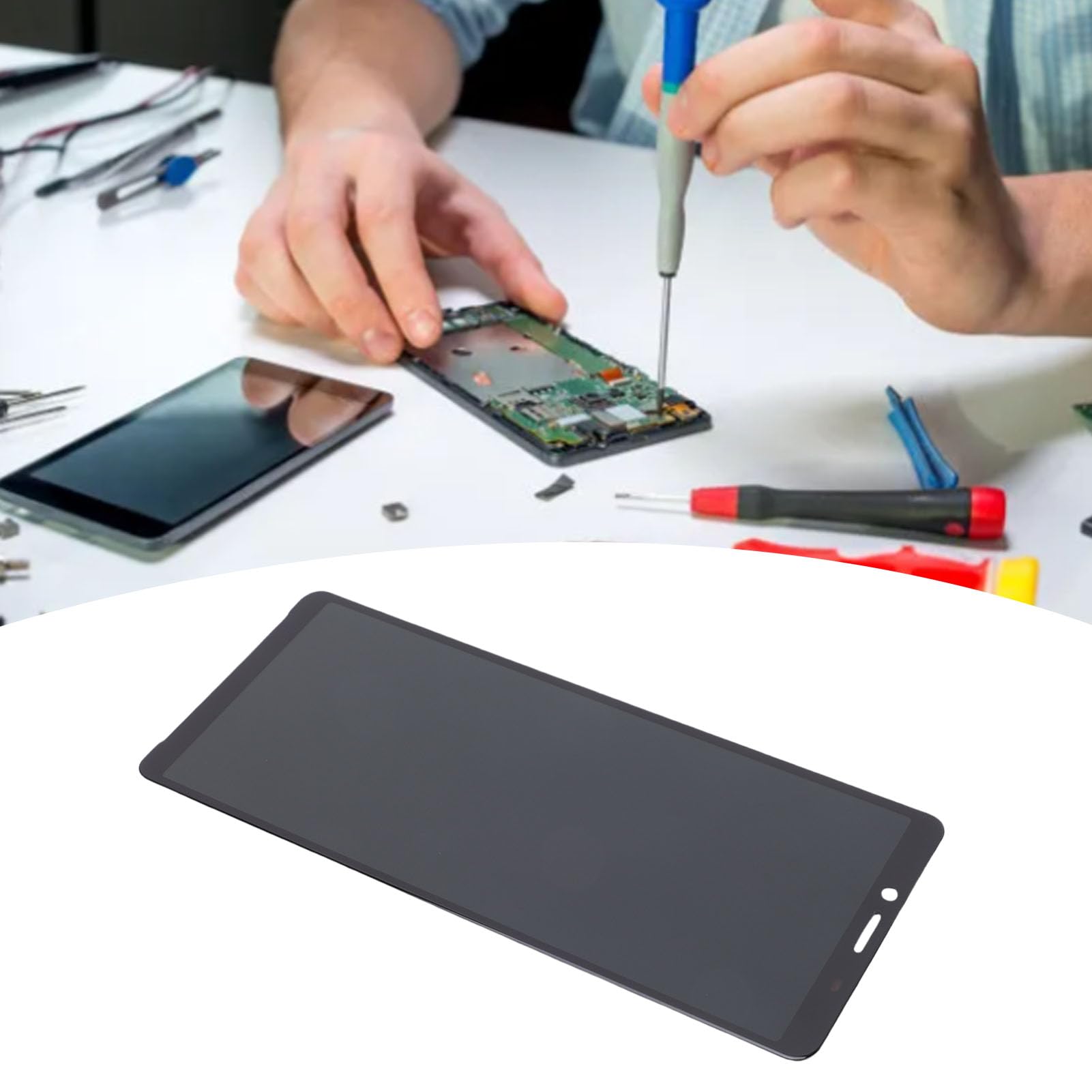 Zunate Sostituzione Schermo per 10 II TFT Display Touch Screen Digitizer Assembly con Strumenti di Riparazione Completi per Installazione Fai da Te