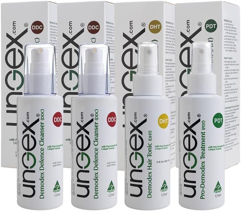 Miniatura 3 de Kit Premium A1-p  Demodicosis Rosácea, Inflamación y Solución de Picazón  Ungex