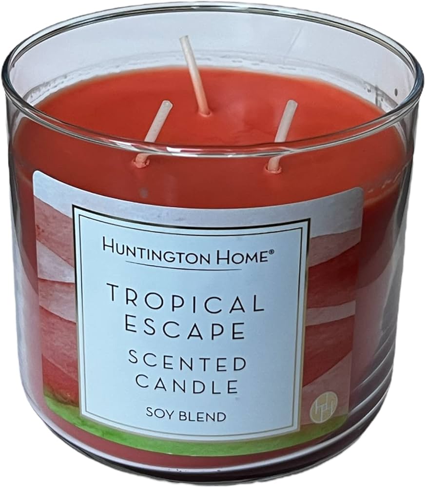 candle✣candle Amazon.com: Huntington Home Soy Blend Scented Candle All