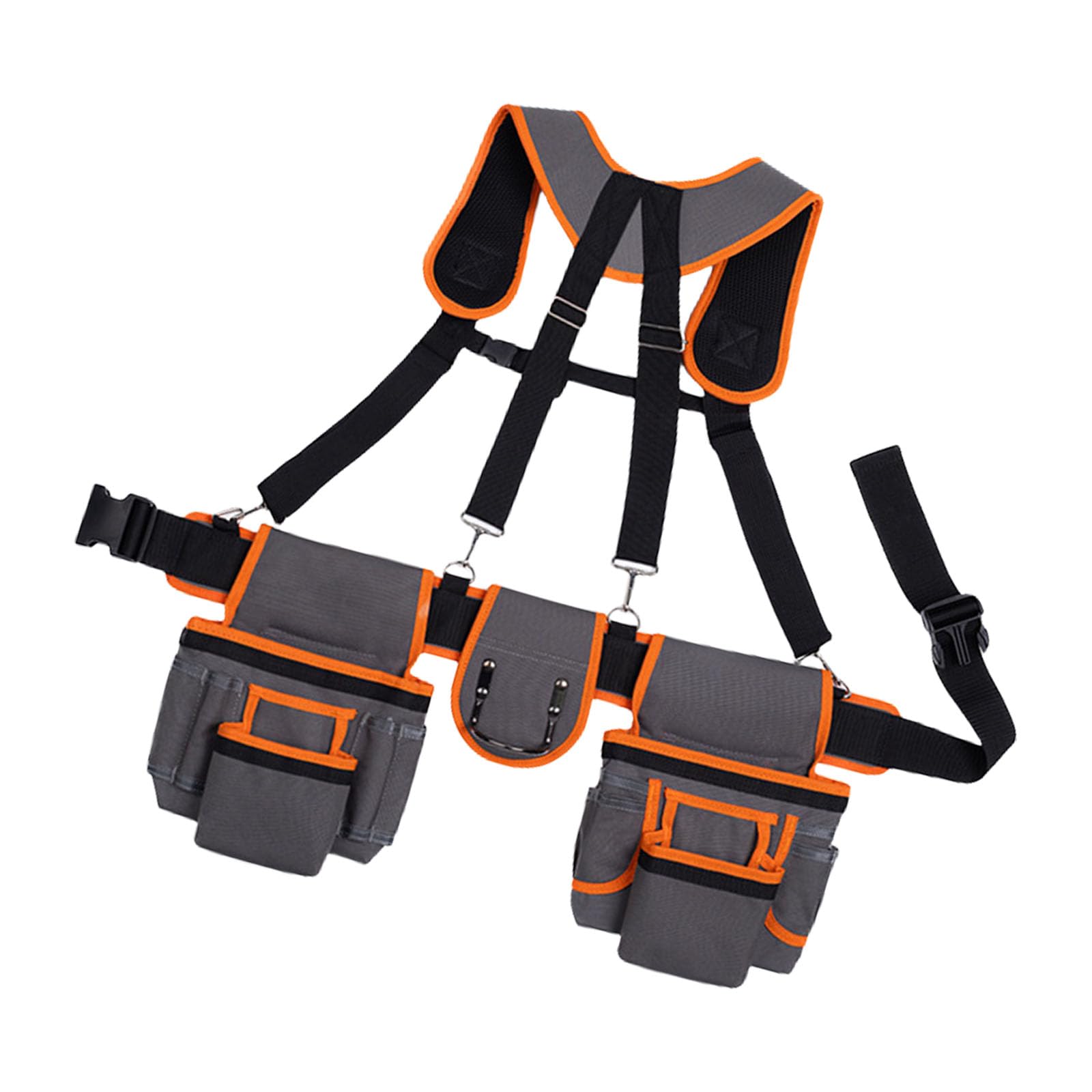 Ceinture à outils en tissu Oxford avec poches d'accès rapide pour électricien et charpentier