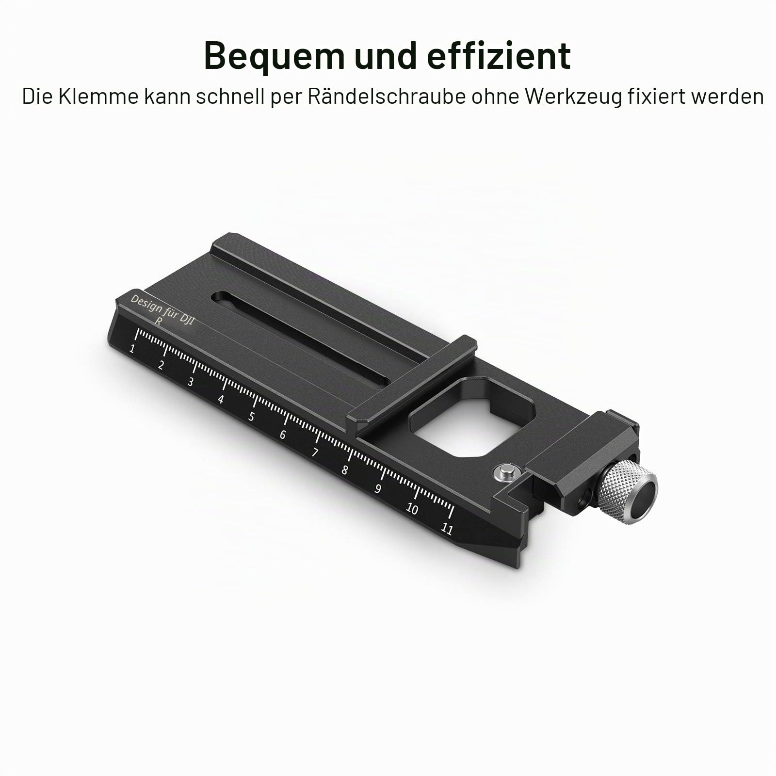 SMALLRIG RS 5/RS2/RSC2/RS3/RS3 Pro/RS4/RS4 Pro Quick Release Plate Schnellwechselplatte mit Arca-Swiss für DJI RS 2 / RSC 2 / RS 3 / RS 3 Pro/RS 4 / RS 4 Pro - 3061