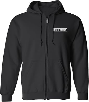 FX Officially Licensed Sons of Anarchy Fear The Reaper Fleece Zip-Up Hoodie