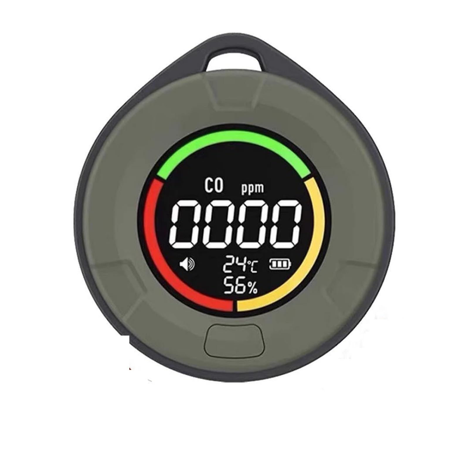 Monitor jakości powietrza PTH-10D Mini detektor tlenku węgla CO Przenośny monitor jakości powietrza HD Ekran LED USB Ładowanie w pomieszczeniach i w podróży