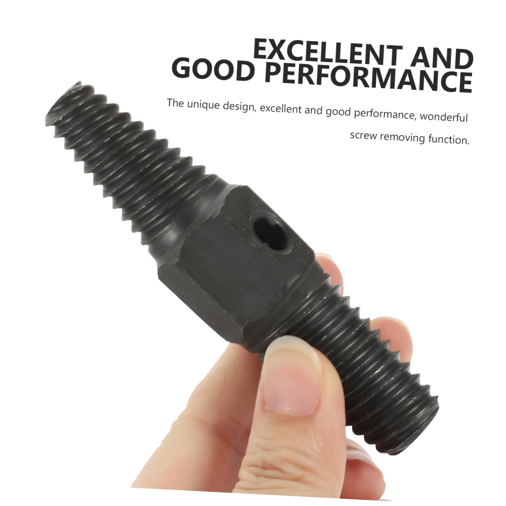 Lurrose 1 Set Carbon Steel Broken Screw Extractor Damaged Screw Removal Tool for Faucet