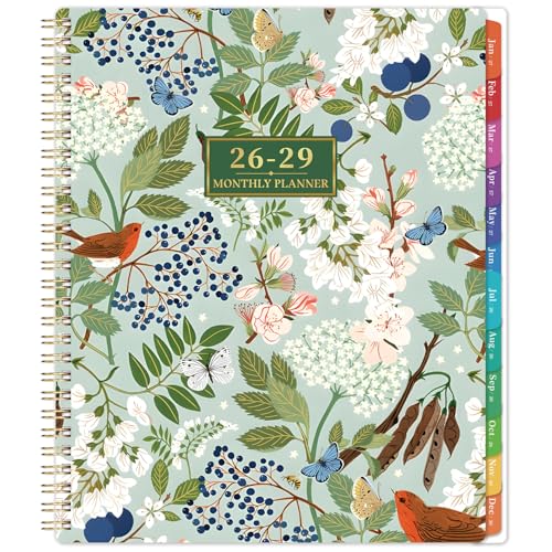 2026-2029 Monthly Planner/Calendar - 3 Year Monthly Planner 2026-2029 July 2026 - June 2029 9 x 11 3 Year Calendar 2027-2028-2029 with Colorful Tabs Notes Pages Inner Pocket