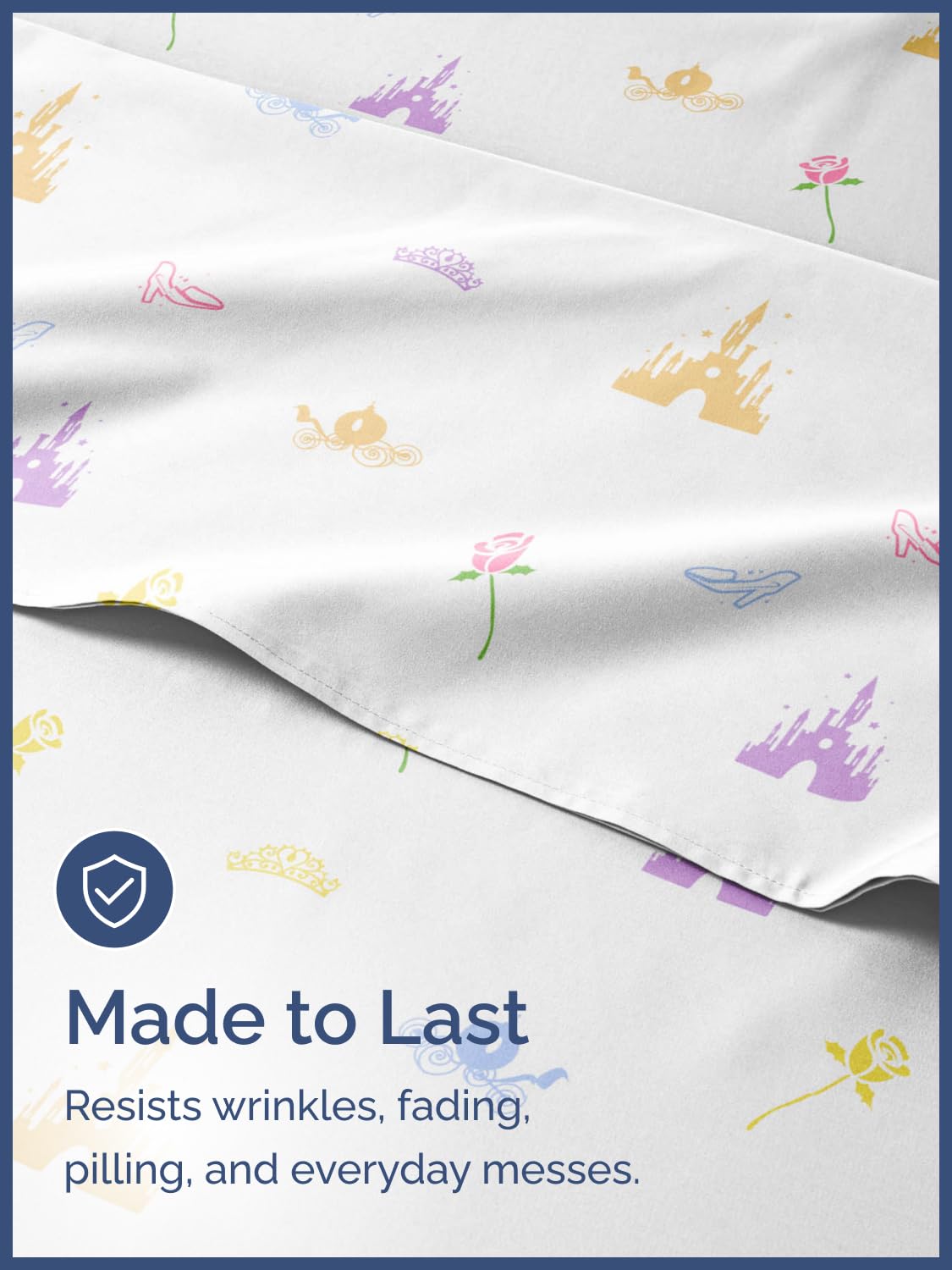 CGK Linens - Juego de sábanas matrimonial, 4 piezas, para niños, niñas, adolescentes, de princesa, esquinas de bolsillos profundos, transpirables, lavar a máquina, sin arrugas, bonitas, suaves 4