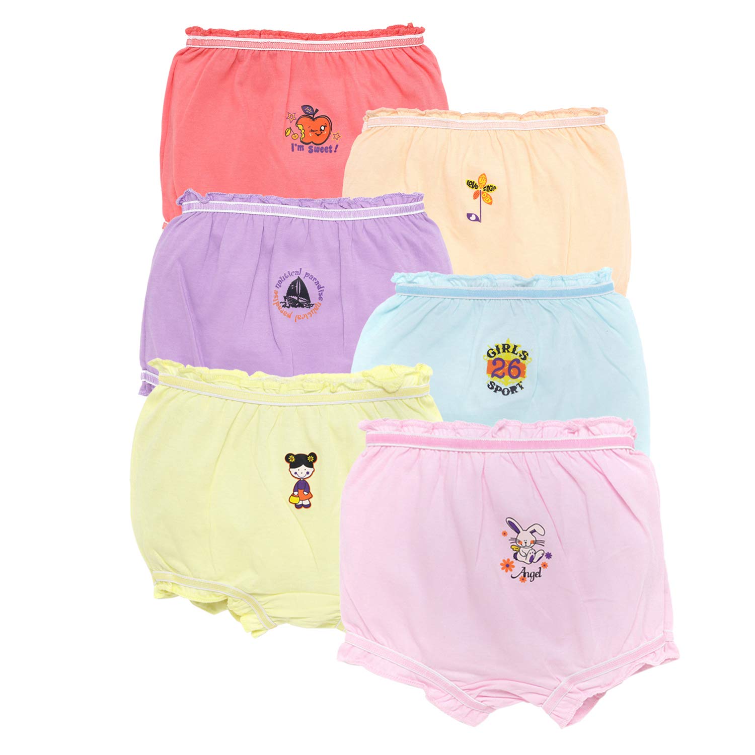 SavageGirls Cotton Bloomers for Young Girls Cotton Briefs Girls Innerwear