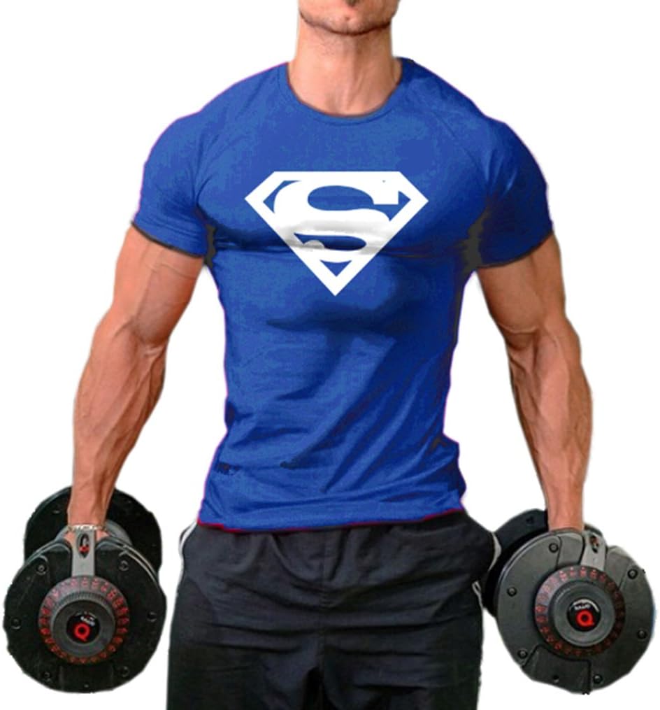 InleaderStyleMens Workout T-Shirts Athletic Gym Tee Shirts for Men with Short Sleeve