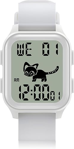 Miniatura 9 de EZON T048 Reloj digital para adolescentes, niñas, niños, reloj deportivo con contador de pasos virtual para mascotas, gatos, cronómetro, podómetro,