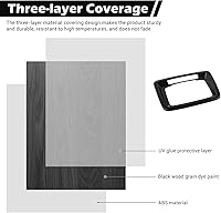 Vista 6 de RT-TCZ Marco de luz de cúpula para consola superior Silverado para Chevy Silverado GMC Sierra 2019 en adelante Accesorios interiores de grano