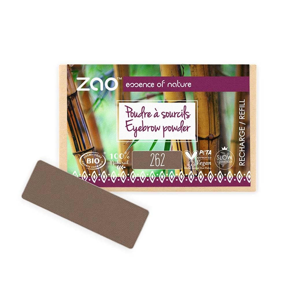 zao Eyebrow Powder Refill, Brown, 1 g (Pack of 1)