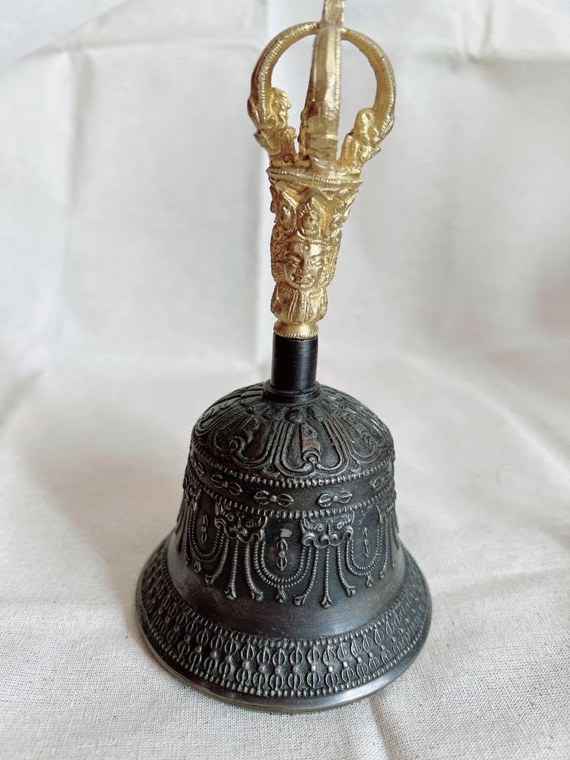 ☆チベタンベル&ドルジェset 大 ハイクオリティ チベット密教法具☆ チベタン ベル＆ドルジェ set 大 ハイクオリティ チベット密教法具