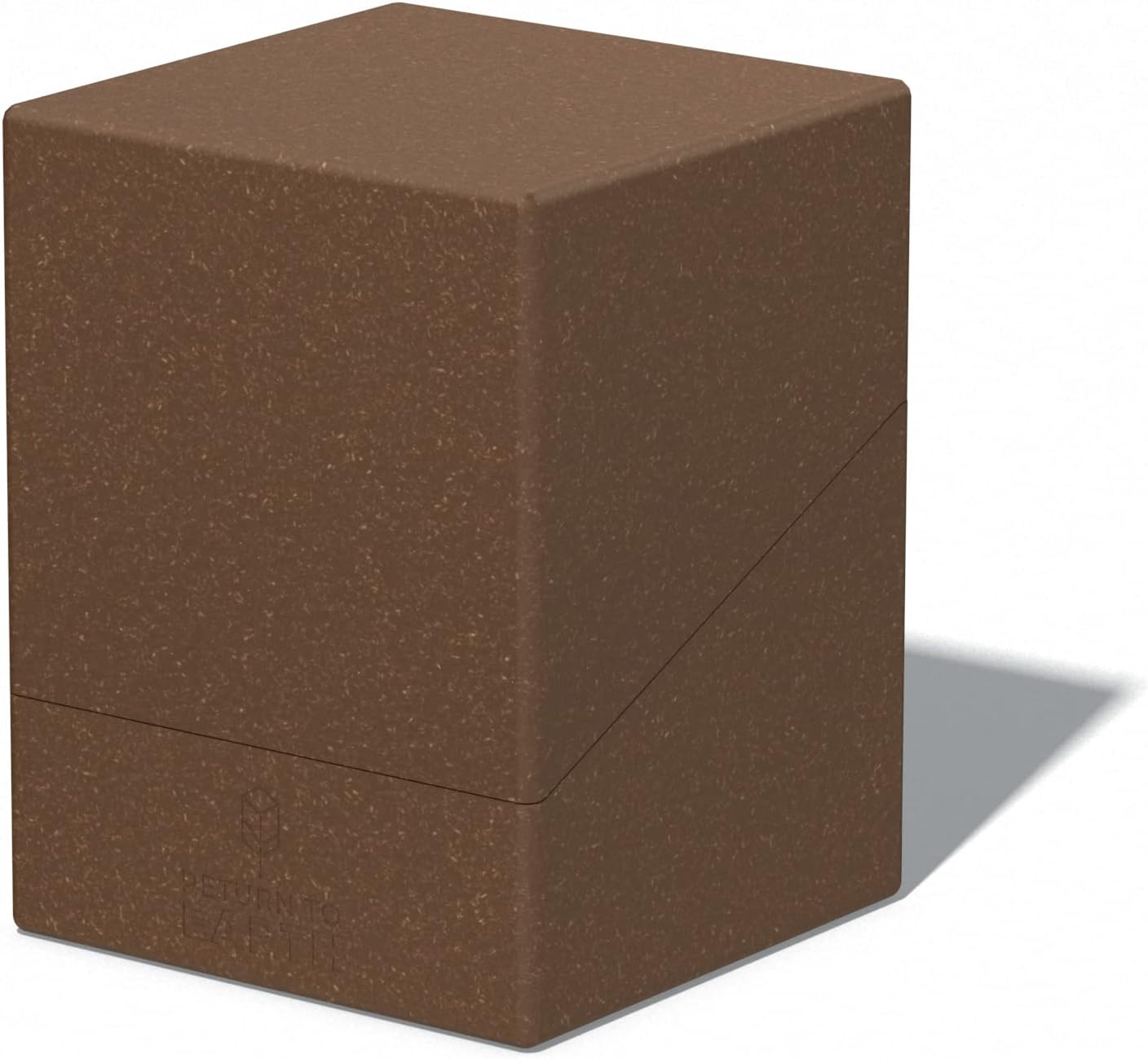Ultimate Guard RTE Boulder 100+, Deck Case for 100 Double-Sleeved TCG Cards, Brown, 97% Renewable, Made in Germany, Secure & Durable Storage