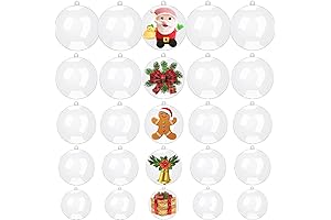 Clear Fillable Ornaments Balls For Crafts