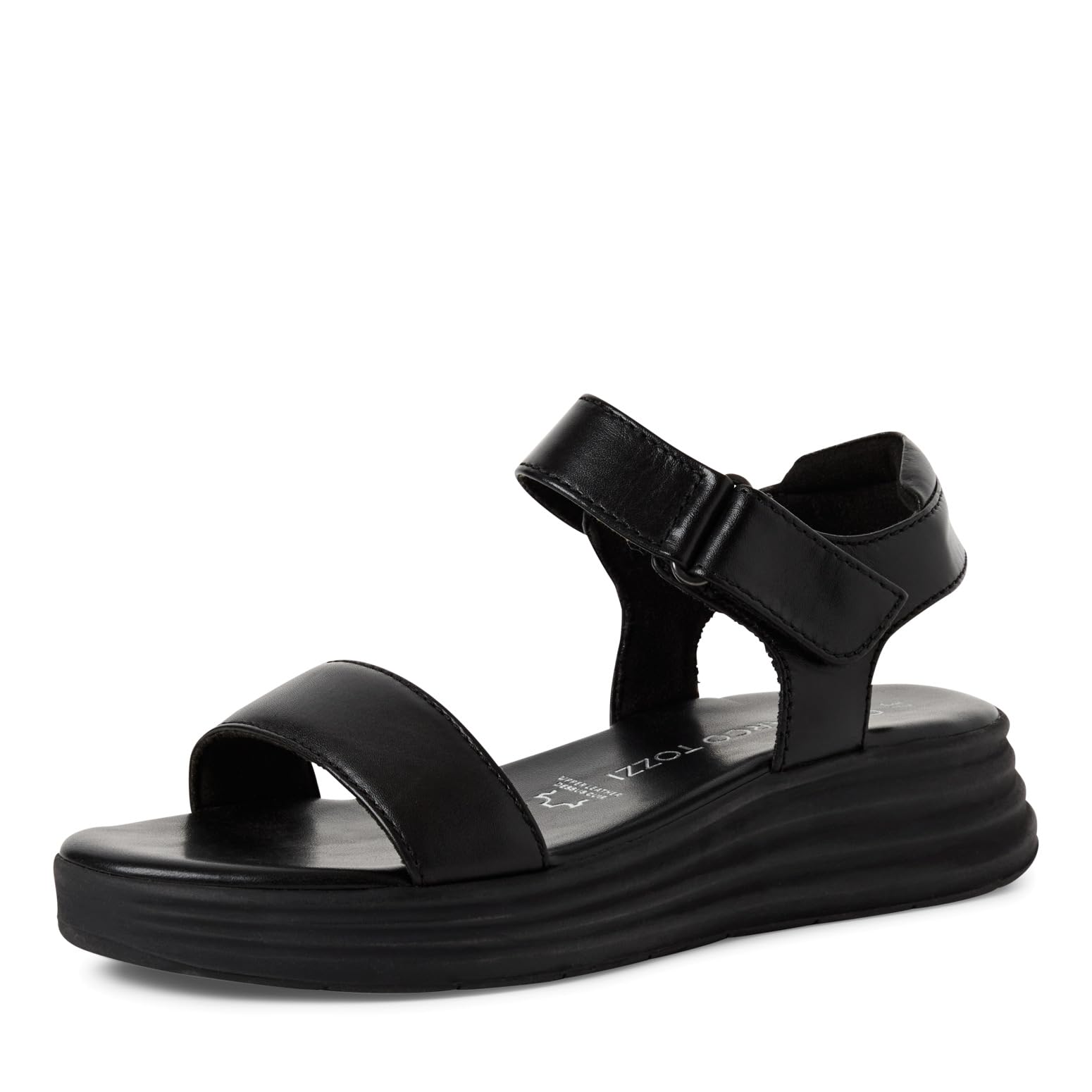 MARCO TOZZI Women's 2-28709-44 Sandals, black, 6 UK